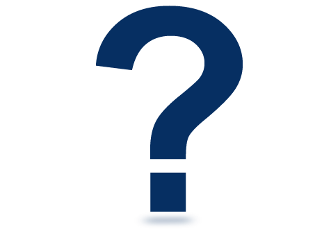 A question mark. A question mark.